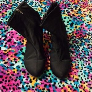 Naturalizer high heel midi boots